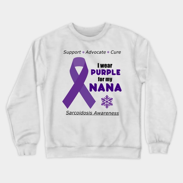 I Wear Purple for my Nana Crewneck Sweatshirt by imphavok